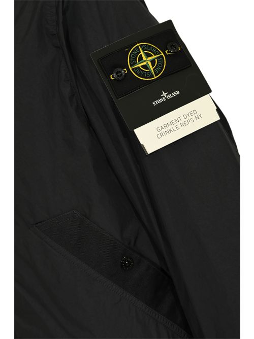 Giacca antigoccia 4100111 in nylon con colletto in reps Navy blue STONE ISLAND | 4100111S0A23V0020